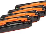 KMP Toner SA-T57V schwarz, cyan, magenta, gelb kompatibel zu SAMSUNG CLT-P504C (SU400A), 4er-Set