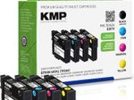 KMP Druckerpatronen E201V schwarz, cyan, magenta, gelb kompatibel zu EPSON 603XL (T03A6), 4er-Set