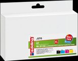 edding Druckerpatronen EDD-570 schwarz, cyan, magenta, gelb kompatibel zu HP 913A (L0R95AE, F6T77AE, F6T78AE, F6T79AE), 4er-Set
