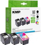 KMP Druckerpatronen H136V schwarz, color kompatibel zu HP 301 (E5Y87EE), 3er-Set