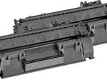 KMP Toner H-T235D schwarz kompatibel zu HP 05A (CE505D), 2er-Set