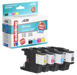 edding Druckerpatronen EDD-439 schwarz, cyan, magenta, gelb kompatibel zu brother LC-1240BK/C/M/Y, 4er-Set