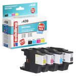edding Druckerpatronen EDD-439 schwarz, cyan, magenta, gelb kompatibel zu brother LC-1240BK/C/M/Y, 4er-Set