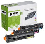 KMP Toner H-T246CMY cyan, magenta, gelb kompatibel zu HP 203A; Canon 054(CF541A, CF542A, CF543A; 3023C002, 3022C002, 3021C002), 3er-Set