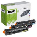 KMP Toner H-T246CMY cyan, magenta, gelb kompatibel zu HP 203A; Canon 054(CF541A, CF542A, CF543A; 3023C002, 3022C002, 3021C002), 3er-Set