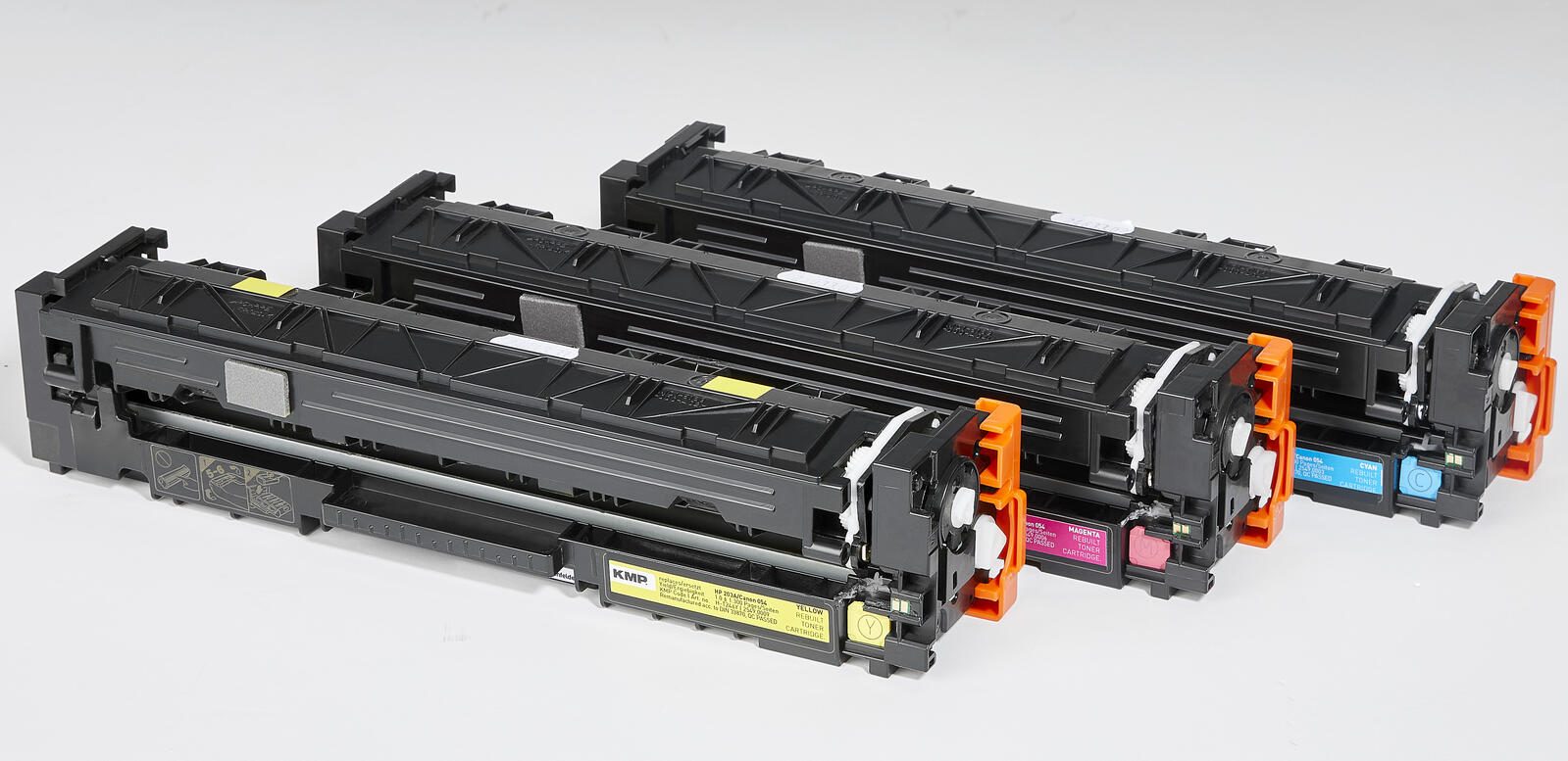 KMP Toner H-T246CMY cyan, magenta, gelb kompatibel zu HP 203A; Canon 054(CF541A, CF542A, CF543A; 3023C002, 3022C002, 3021C002), 3er-Set