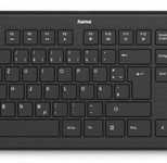 Hama Tastatur kabellos Cortino schwarz