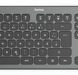 Hama Tastatur kabellos KW-700 schwarz, anthrazit