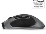 Hama MW-900 V2 Maus kabellos grau
