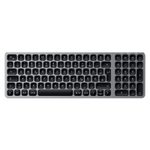 SATECHI Tastatur kabellos Compact Backlit Bluetooth grau, silber