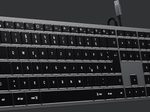 SATECHI Tastatur kabelgebunden Slim W3 grau, silber