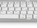 MediaRange Tastatur kabellos MROS133 silber