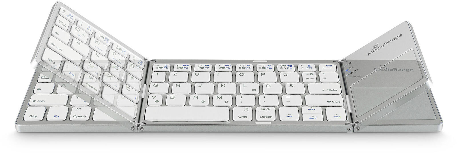 MediaRange Tastatur kabellos MROS133 silber