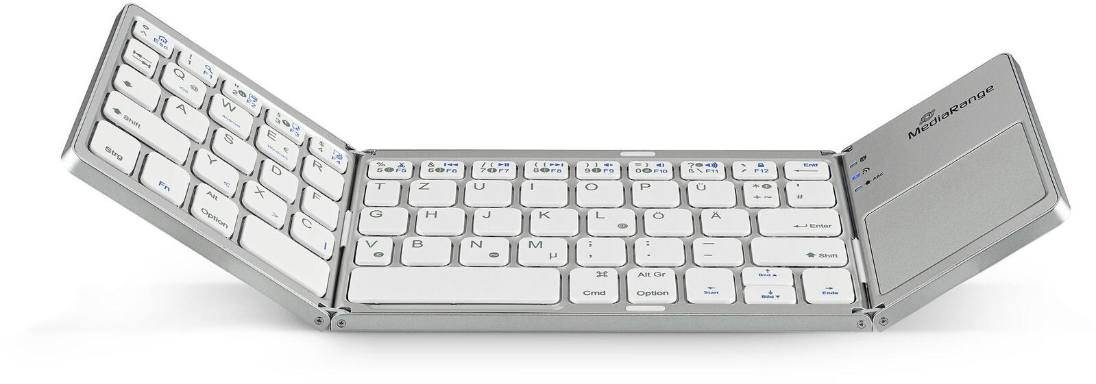 MediaRange Tastatur kabellos MROS133 silber