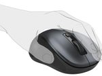 Hama Canosa V2 Maus kabellos schwarz, anthrazit