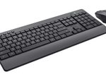Trust Trezo Komfortables Set aus kabelloser Tastatur und Maus - Schwarz DE