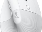 Logitech Lift for Mac Maus ergonomisch kabellos weiß