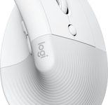 Logitech Lift for Mac Maus ergonomisch kabellos weiß