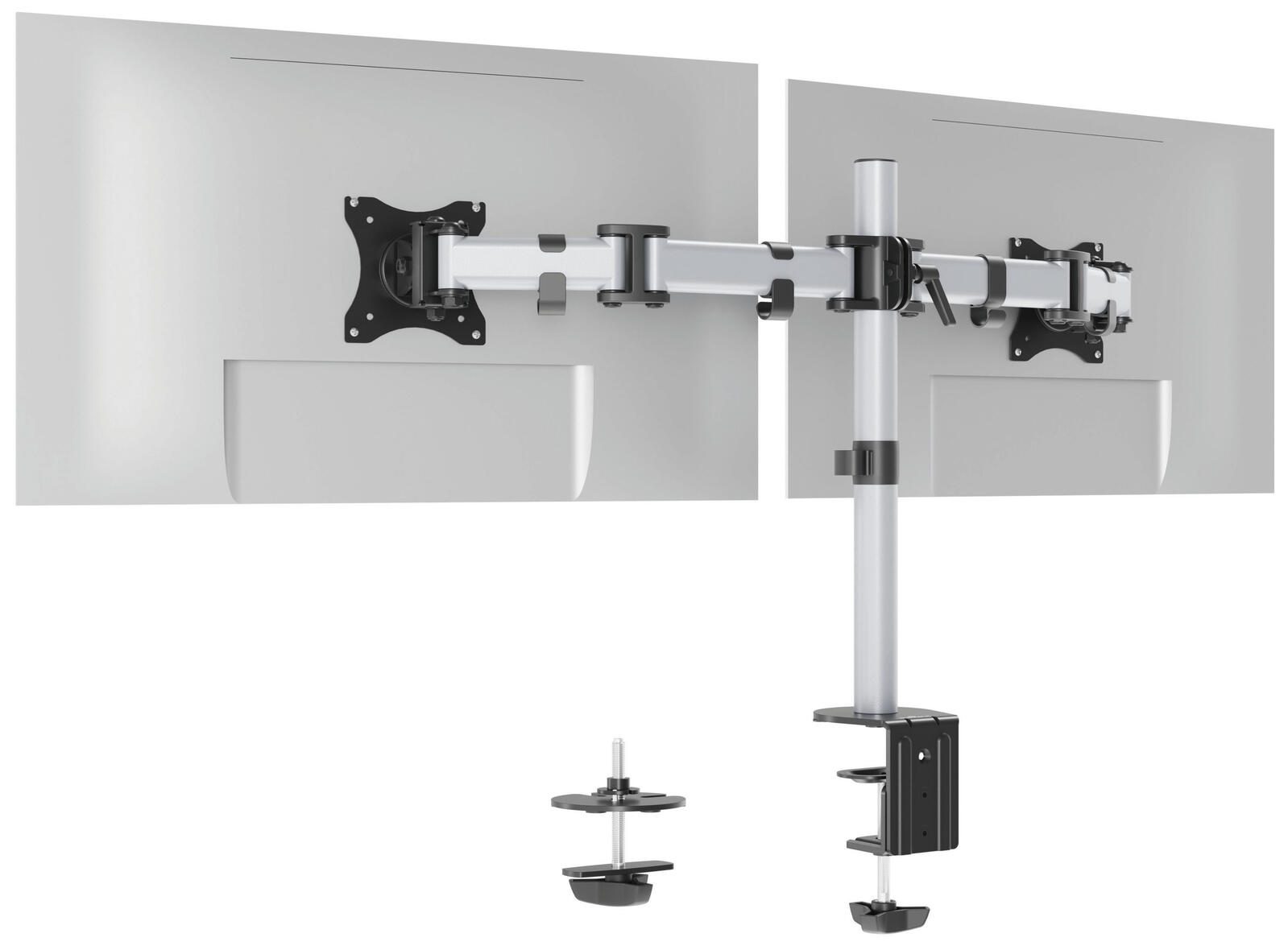 DURABLE Monitor-Halterung Select Dual silber