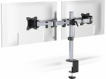 DURABLE Monitor-Halterung Select Dual silber