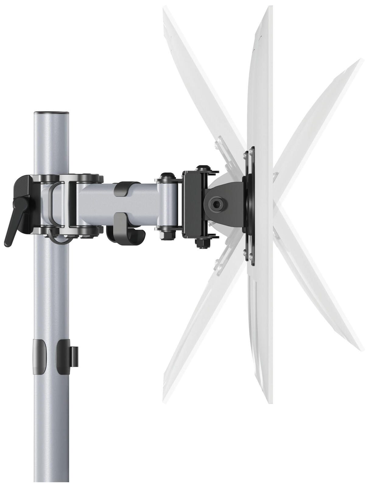 DURABLE Monitor-Halterung Select Dual silber