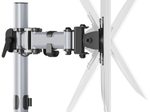 DURABLE Monitor-Halterung Select Dual silber