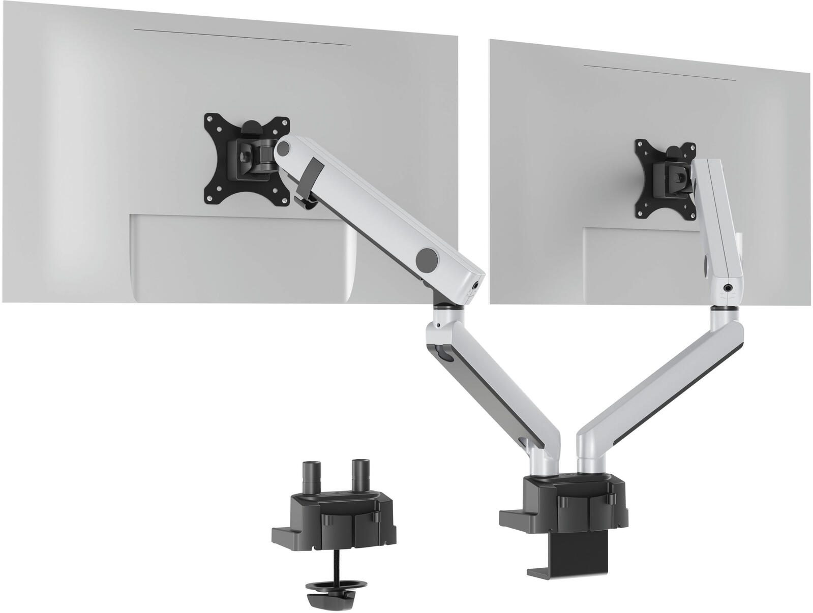 DURABLE Monitor-Halterung Select Plus Dual silber