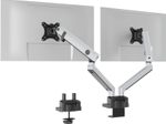 DURABLE Monitor-Halterung Select Plus Dual silber