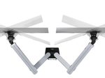 DURABLE Monitor-Halterung Select Plus Dual silber