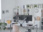DURABLE Monitor-Halterung Select Plus Dual silber