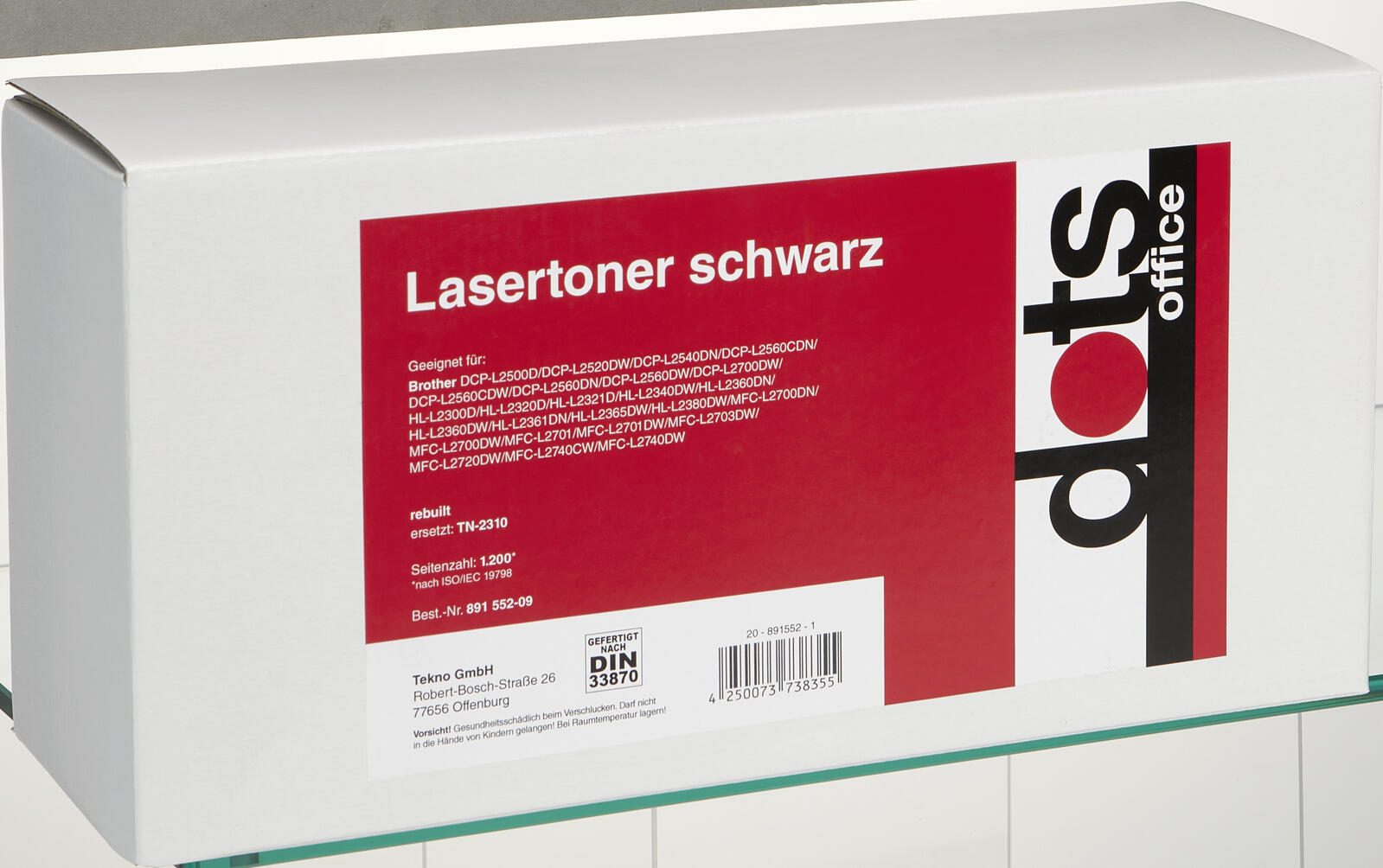 dots Toner kompatibel zu brother TN2310 schwarz