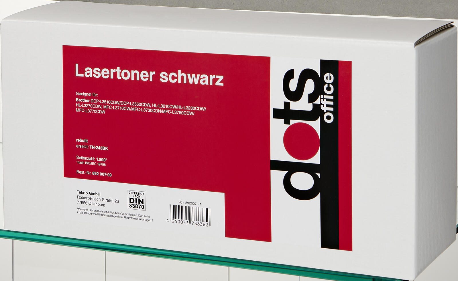 dots Toner kompatibel zu brother TN243BK schwarz
