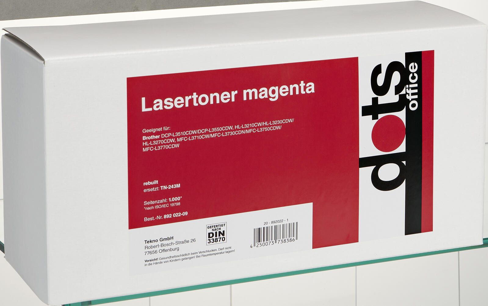 dots Toner kompatibel zu brother TN243M magenta