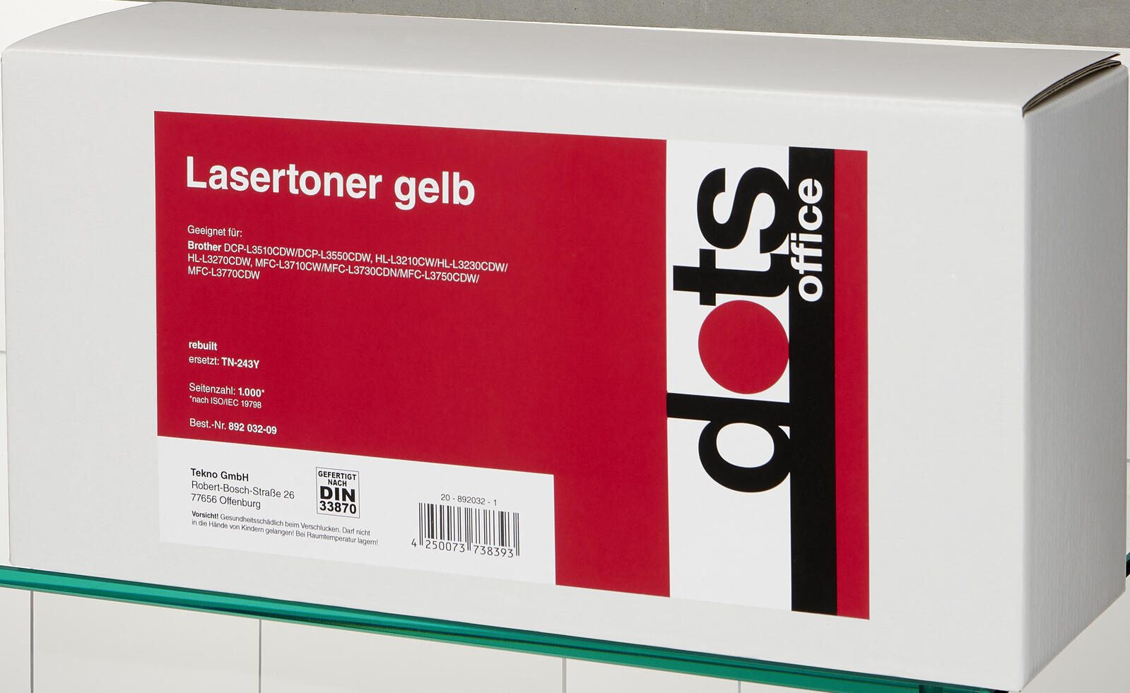 dots Toner kompatibel zu brother TN243Y gelb