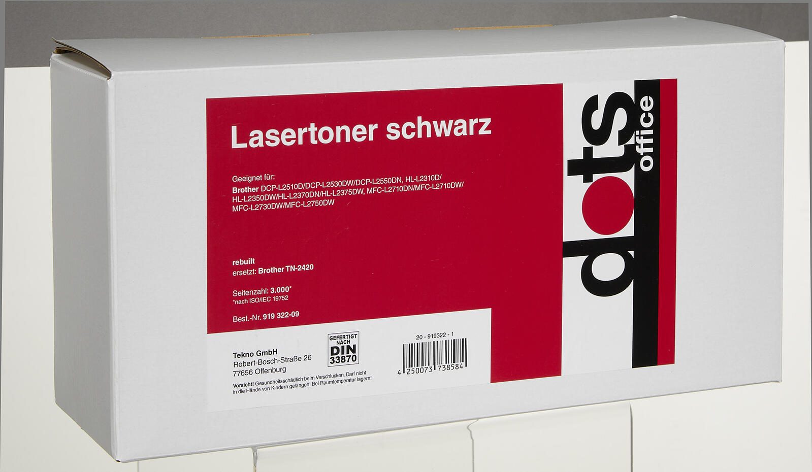 dots Toner kompatibel zu brother TN-2420 schwarz