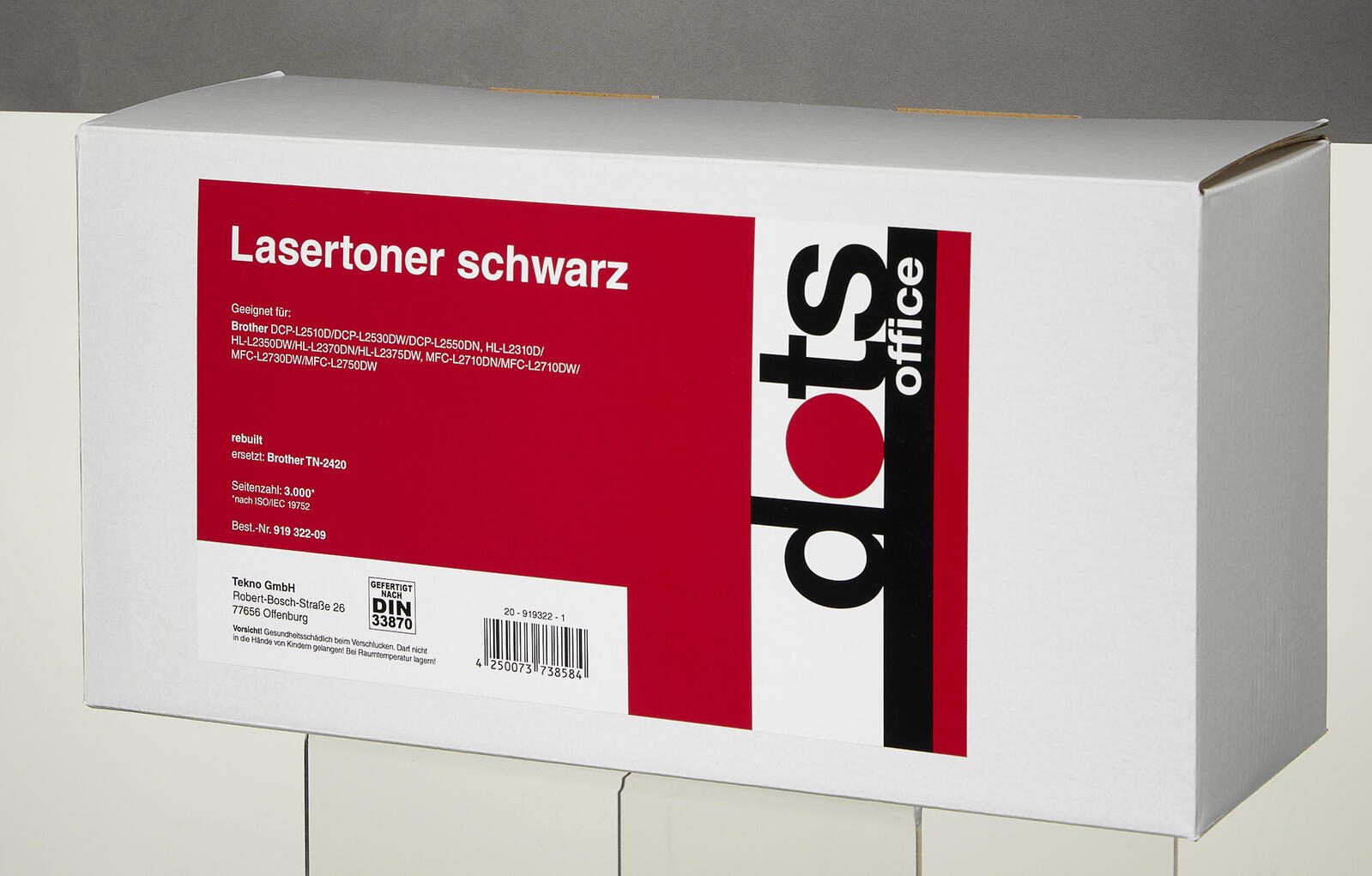 dots Toner kompatibel zu brother TN-2420 schwarz