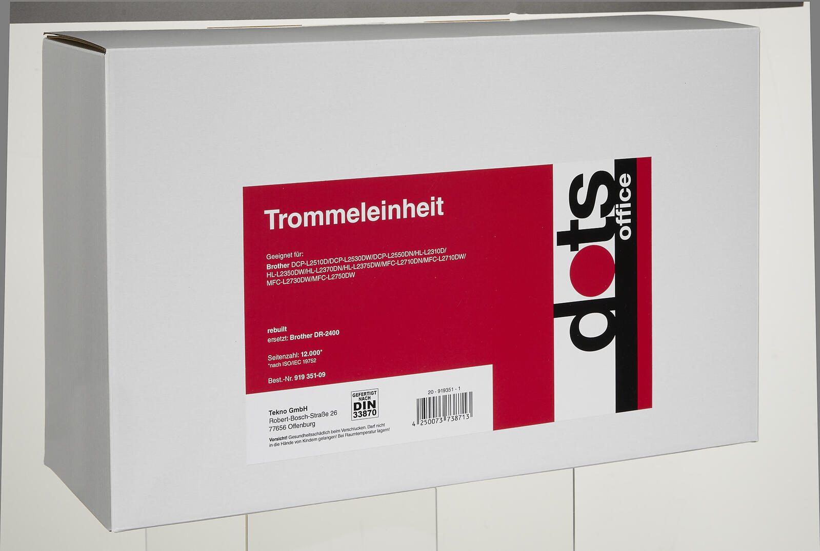 dots Trommel kompatibel zu brother DR-2400 schwarz