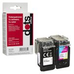 dots Druckerpatronen kompatibel zu Canon PG560XL/CL561XL, 2er-Set schwarz, color