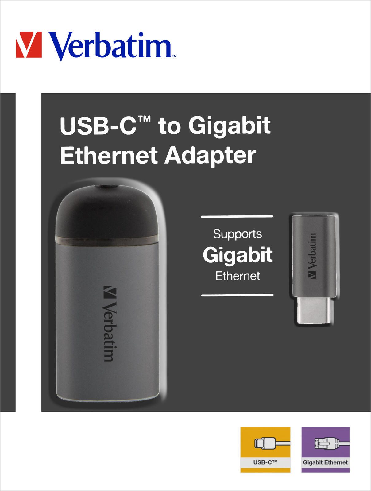 Verbatim Adapter USB 3.1-C/Rj-45