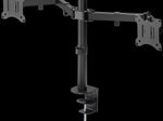 goobay Monitor-Halterung Dual Flex schwarz