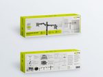 goobay Monitor-Halterung Dual Flex schwarz