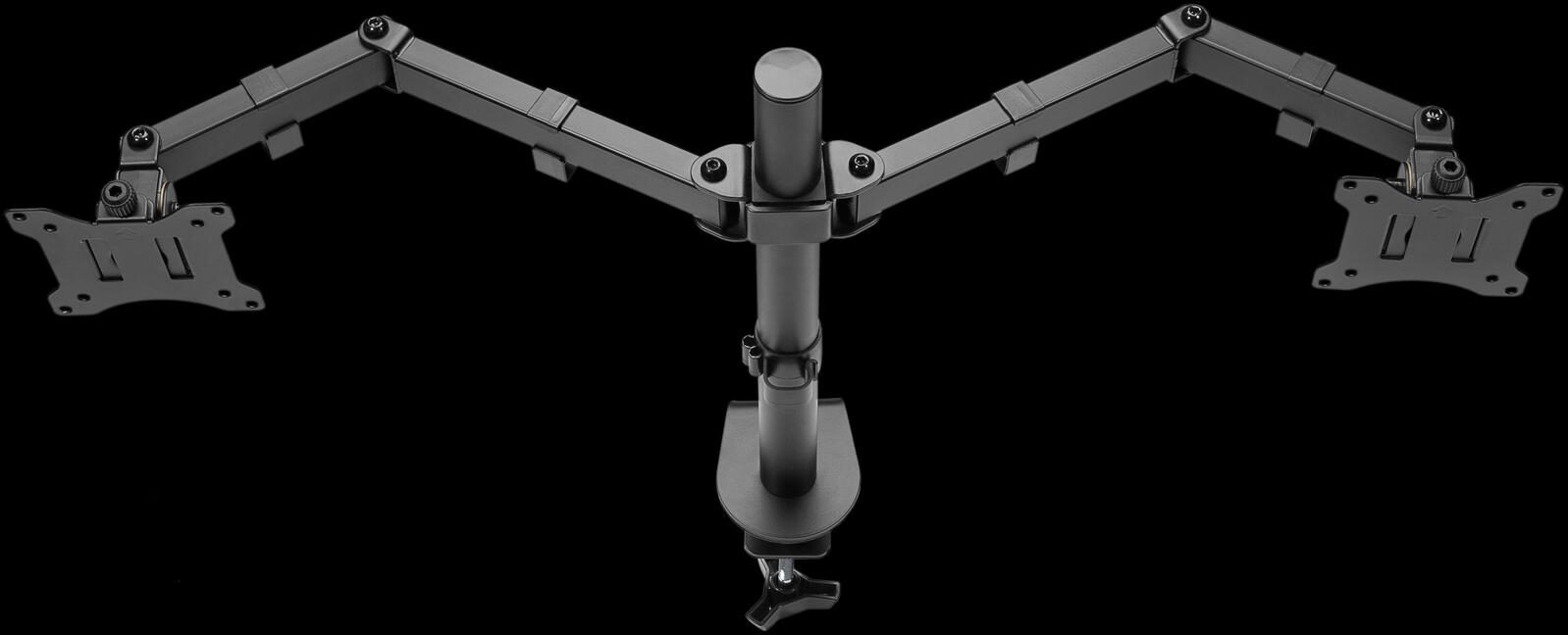 goobay Monitor-Halterung Dual Flex schwarz