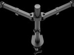 goobay Monitor-Halterung Dual Flex schwarz