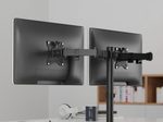 goobay Monitor-Halterung Dual Flex schwarz