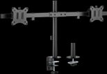 goobay Monitor-Halterung Dual Flex schwarz