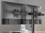 goobay Monitor-Halterung Dual Flex schwarz