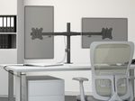 goobay Monitor-Halterung Dual Flex schwarz