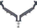 LEITZ Monitor-Halterung Dual dunkelgrau