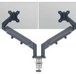 LEITZ Monitor-Halterung Dual dunkelgrau