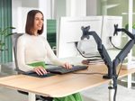 LEITZ Monitor-Halterung Dual dunkelgrau